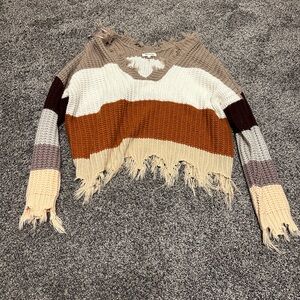 Loose sweater, size small